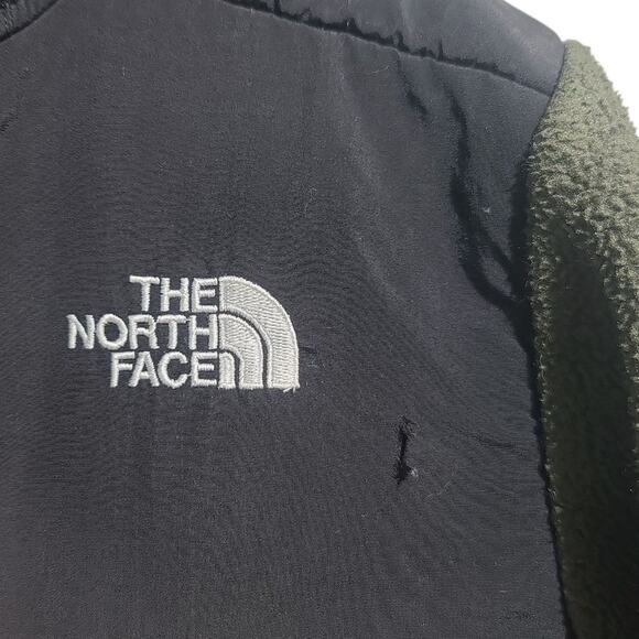 The North Face Hooded Denali Jacket Boys Small Green - Picture 3 of 4